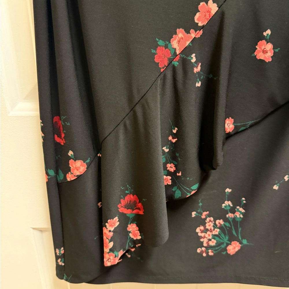 Lauren Ralph Lauren Cleora floral faux-wrap dress Size 2, Worn Once perfect cond - Picture 7 of 15